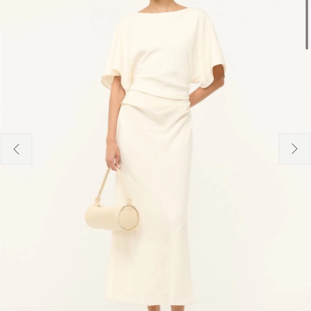 STAUD Amelie Midi Dress